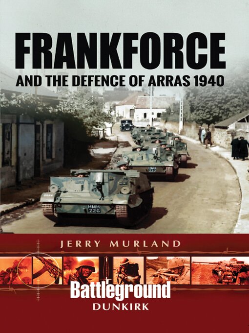 Title details for Frankforce and the Defence of Arras 1940 by Jerry Murland - Wait list